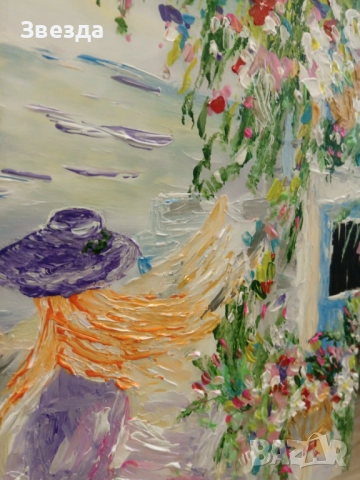 Картина "Ангелски дом", снимка 5 - Картини - 51755319