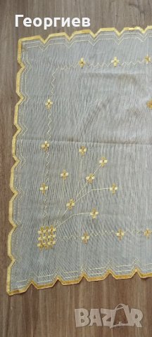 Покривки,карета бродирани на тюл., снимка 7 - Декорация за дома - 49694205