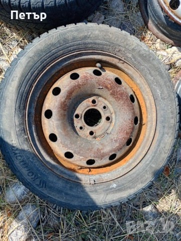 2броя железни джанти 14ски за Фиат 4х98мм, снимка 2 - Гуми и джанти - 52031765