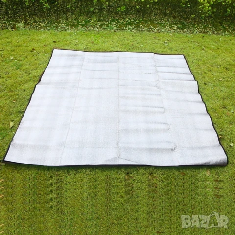 Постелка за къмпинг с двойно алуминиево покритие , снимка 3 - Палатки - 50977383