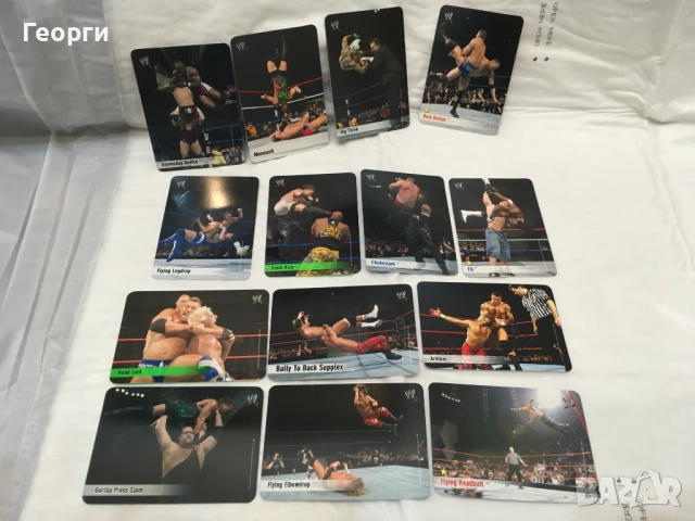 96 карти с кечисти (6 серии) WWE, WWF, WW, Smack Down, RAW, Wrestler кеч, снимка 4 - Колекции - 52467685