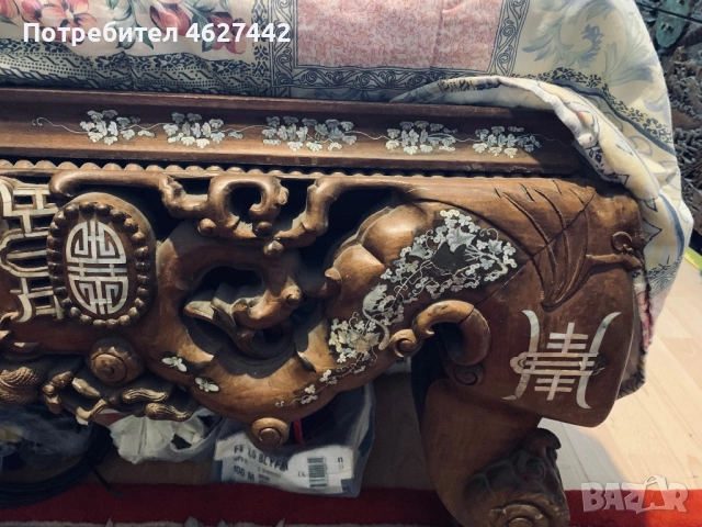 Уникална  старинна спална , снимка 11 - Спални и легла - 52356012