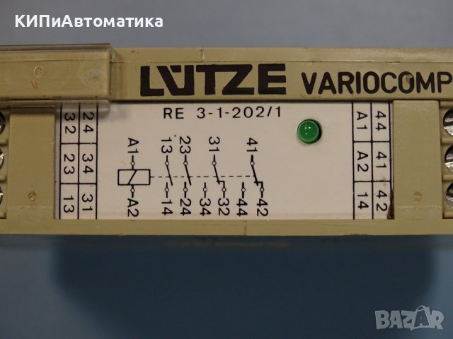реле Lutze Variocompact Re 3-1-202/1 24V Module Relay, снимка 4 - Резервни части за машини - 37672082