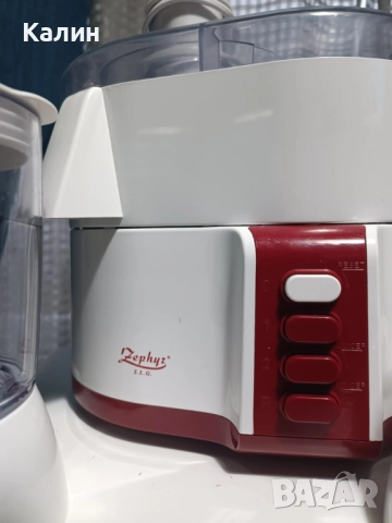 Сокоизстисквачка 4 в 1 ZEPHYR и pulse функция, блендер, 2 мелнички, снимка 2 - Кухненски роботи - 52172611
