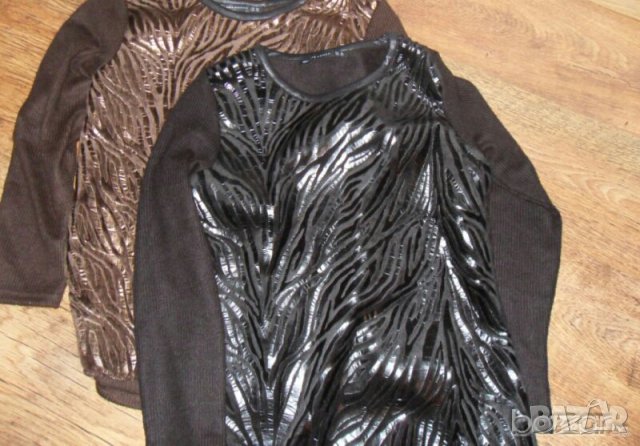 Дамска блуза - черна, снимка 6 - Блузи с дълъг ръкав и пуловери - 9013251