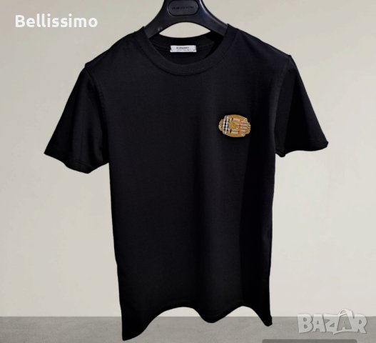 Мъжка тениска Burberry, цвят черен
