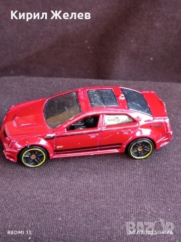 Метална количка CADILLAC CTS-V много красива за КОЛЕКЦИЯ 41731