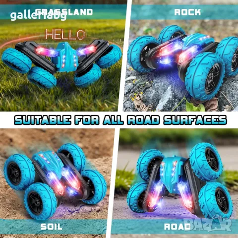 Луда кола с дистанционно управление R/C каскадьорска , снимка 6 - Коли, камиони, мотори, писти - 49212368