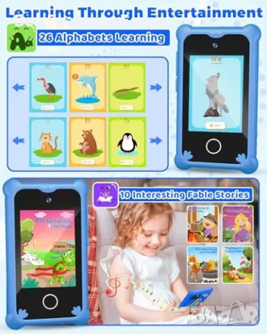 Нова Играчка телефон CKATE за деца 3-12 години с двоен фотоапарат игри, снимка 3 - Други - 47369008