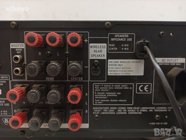 Ресивър SONY STR-DB725, снимка 9 - Ресийвъри, усилватели, смесителни пултове - 32905723