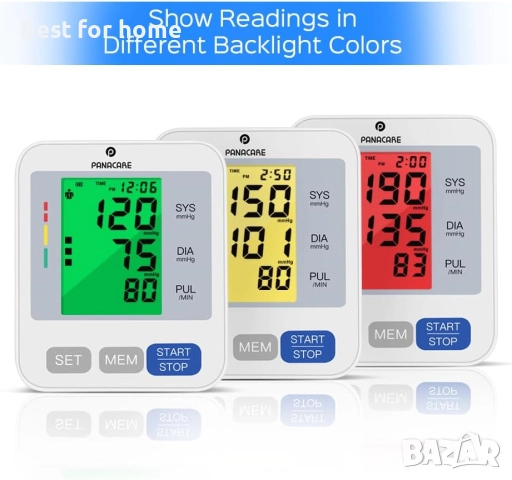 Апарат за кръвно налягане Panacare, снимка 3 - Друга електроника - 52633649