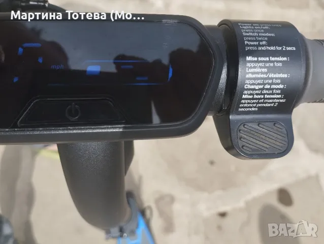 Електрически скутер тротинетка Ninebot , снимка 5 - Скейтборд, ховърборд, уейвборд - 49514251