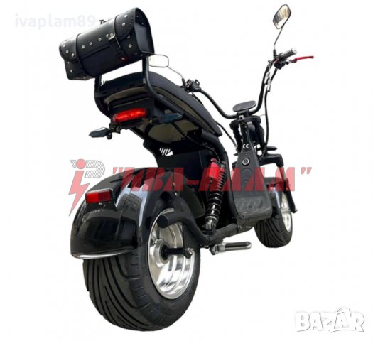 Електрически скутер ’Harley’-3000W,60V,22aH+Преносима батерия+Bluetooth+Аларма+ЛИЗИНГ, снимка 6 - Мотоциклети и мототехника - 39497463