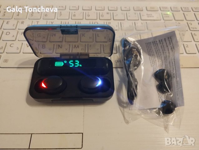 НОВИ Блутут слушалки, снимка 1 - Bluetooth слушалки - 43853792