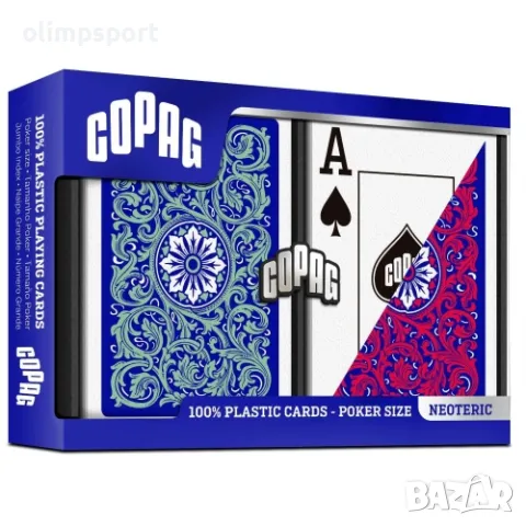 карти за игра COPAG NEOTERIC DOUBLE RED BLUE JUMBO 