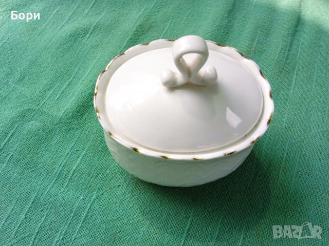 Фин костен порцелан български захарница, снимка 2 - Чинии - 36929131