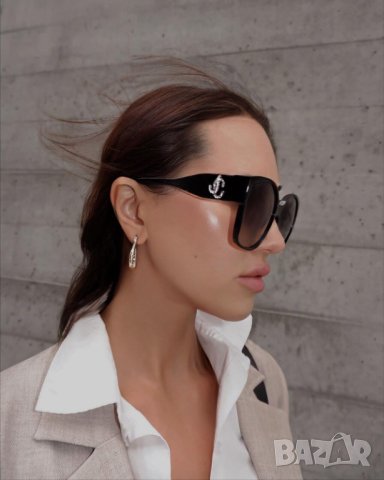 Оригинални дамски слънчеви очила Jimmy Choo -50%, снимка 4 - Слънчеви и диоптрични очила - 43611515