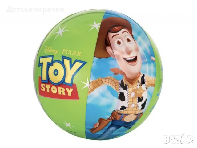 Надуваема топка Toy Story INTEX, 61 см, PVC, цветна, за деца над 3 г, снимка 2 - Надуваеми играчки - 49981831