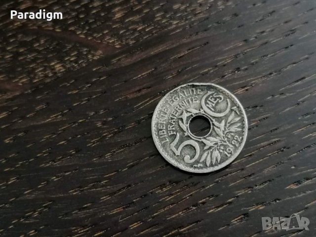 Mонета - Франция - 5 сантима | 1922г.