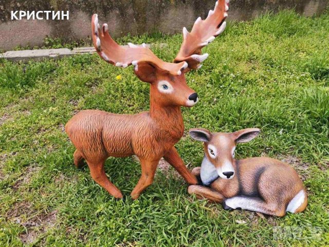 КЕРАМИЧЕН ЕЛЕН И СЪРНА, снимка 7 - Декорация за дома - 28506532