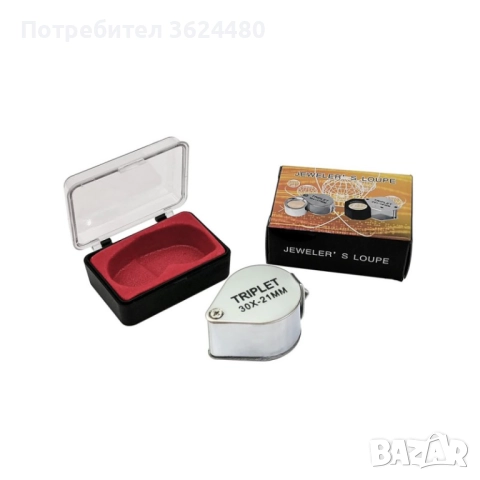 Джобна бижутерска сгъваема лупа 3101, снимка 4 - Други стоки за дома - 52750007