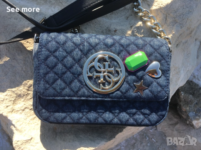 GUESS чанта с камъни, снимка 12 - Чанти - 51519785
