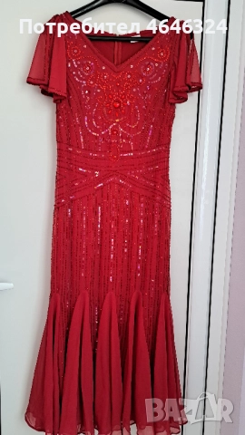 Официална рокля червена