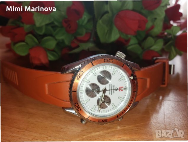 Часовник omega speedmaster professional Orange, снимка 7 - Мъжки - 27841221