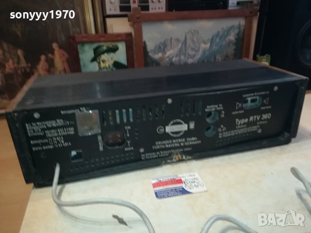 GRUNDIG TYPE RTV360-MADE IN GERMANY-ВНОС SWISS 0401241015, снимка 12 - Ресийвъри, усилватели, смесителни пултове - 43652203