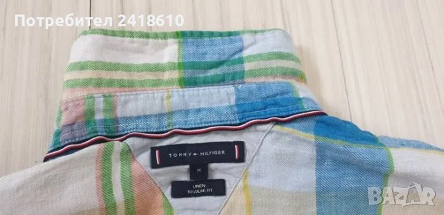 Tommy Hilfiger Linen Regular Fit Mens Size M Лен ОРИГИНАЛ! Мъжка Ленена Риза!, снимка 15 - Ризи - 48477747