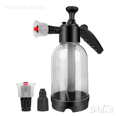 Пръскачка ръчна с помпа Mercado Trade, 2л., Прозрачен, снимка 2 - Напояване - 51513738