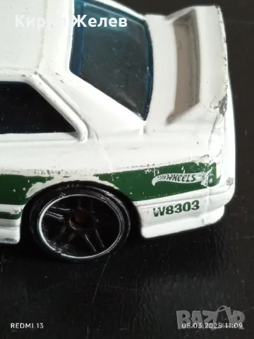 Метална количка полиция BMW M3 MADE IN MALAYSIA за КОЛЕКЦИОНЕРИ 42147, снимка 3 - Колекции - 49369370