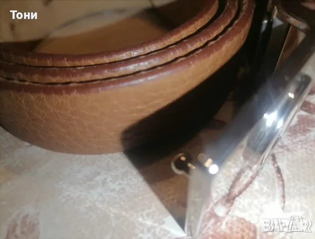 LAUREL Оригинал Нов Дамски Колан Изцяло от Естествена Кожа 100см. , снимка 8 - Колани - 50954153