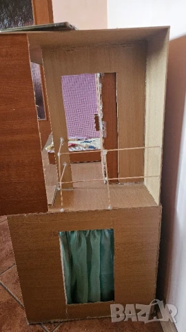 Къща за кукли Барби, ръчно изработена, снимка 7 - Кукли - 50799639