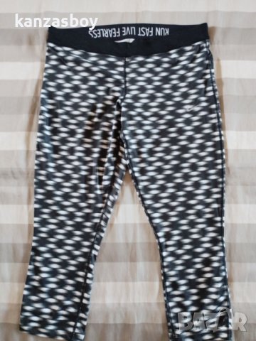 Nike Dri Fit Womens M Relay Printed Crop Runnin - страхотен дамски клин ХЛ КАТО НОВ, снимка 8 - Клинове - 43612019