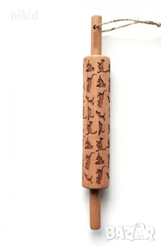 Котки котка коте дървена Точилка за тесто бисквитки фондан декор, снимка 2 - Други - 26592068