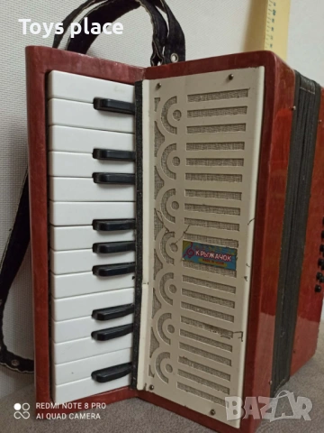 КРЬIЖАЧОК детски акордеон, соц руски акордеон 
