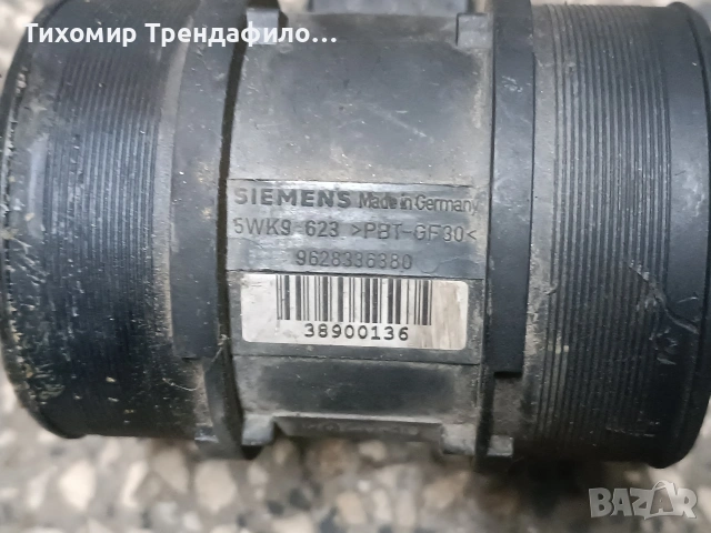 Дебитомер Peugeot 307 2.0 HDI 90h.p. 9628336380 , 5wk9 623 , 38900136 5wk9623, снимка 5 - Части - 53506981