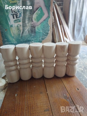 Дървени крачета струговани., снимка 5 - Етажерки - 38101679