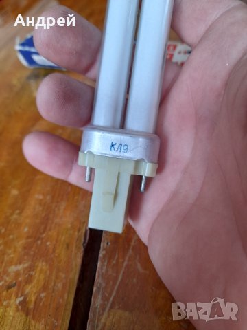 Стара луминисцентна лампа КЛ9, снимка 7 - Други ценни предмети - 34851904