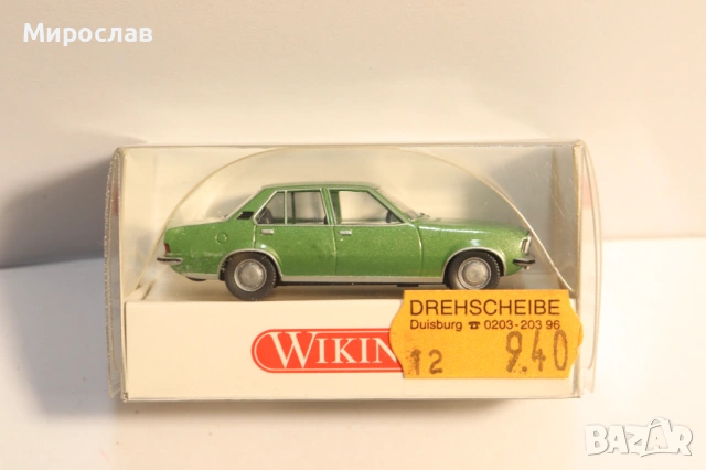 WIKING H0 1/87 OPEL REKORD МОДЕЛ КОЛИЧКА, снимка 4 - Колекции - 53432009
