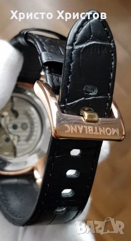Мъжки луксозен часовник Montblanc Tourbillon, снимка 6 - Мъжки - 32817332