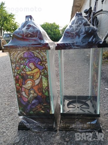  Фенер с икона, като стъклопис