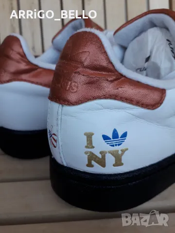  Кожени кецове адидас, снимка 2 - Кецове - 47666611