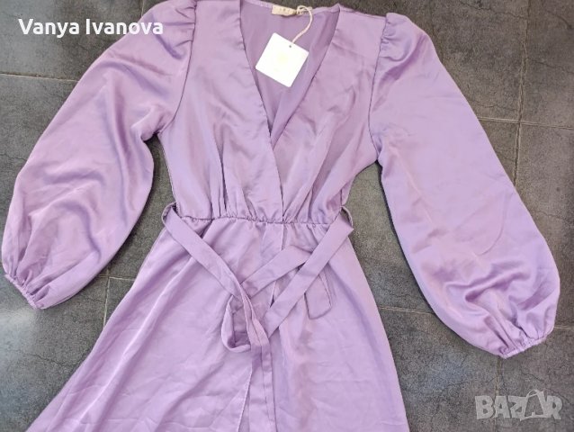 Insta girl дълга лилава рокля за повод, снимка 5 - Рокли - 50839265