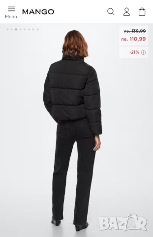 MANGO дамско зимно яке , снимка 9 - Якета - 43635838