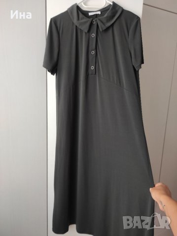 Рокля Зара р-р Л войнишко зелена , снимка 8 - Рокли - 33668020