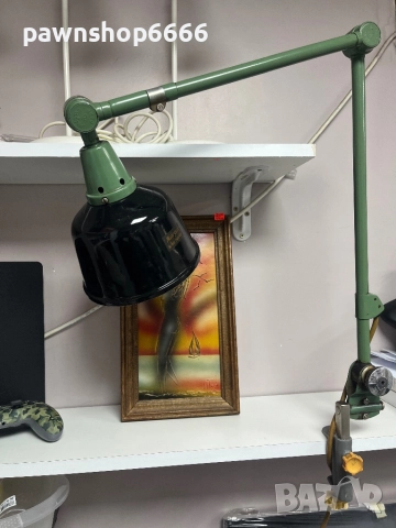Работна лампа от 50-те години на миналия век от Кърт Фишер за Midgard, снимка 13 - Антикварни и старинни предмети - 52200589
