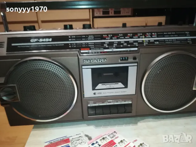 SHARP-ИДЕАЛЕН КАТО НОВ 1012241103LK1EWC, снимка 12 - Радиокасетофони, транзистори - 48291144