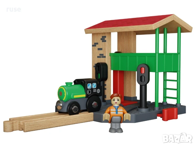 НОВИ! Гара Разпределител за Дървено влакче, снимка 2 - Влакчета, самолети, хеликоптери - 53568929